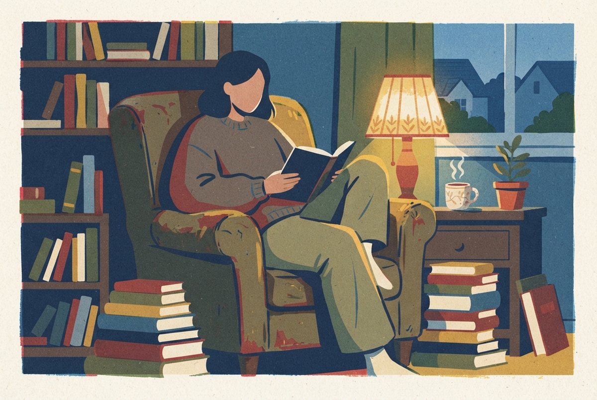 Illustration : Lire lentement : une pratique de résistance